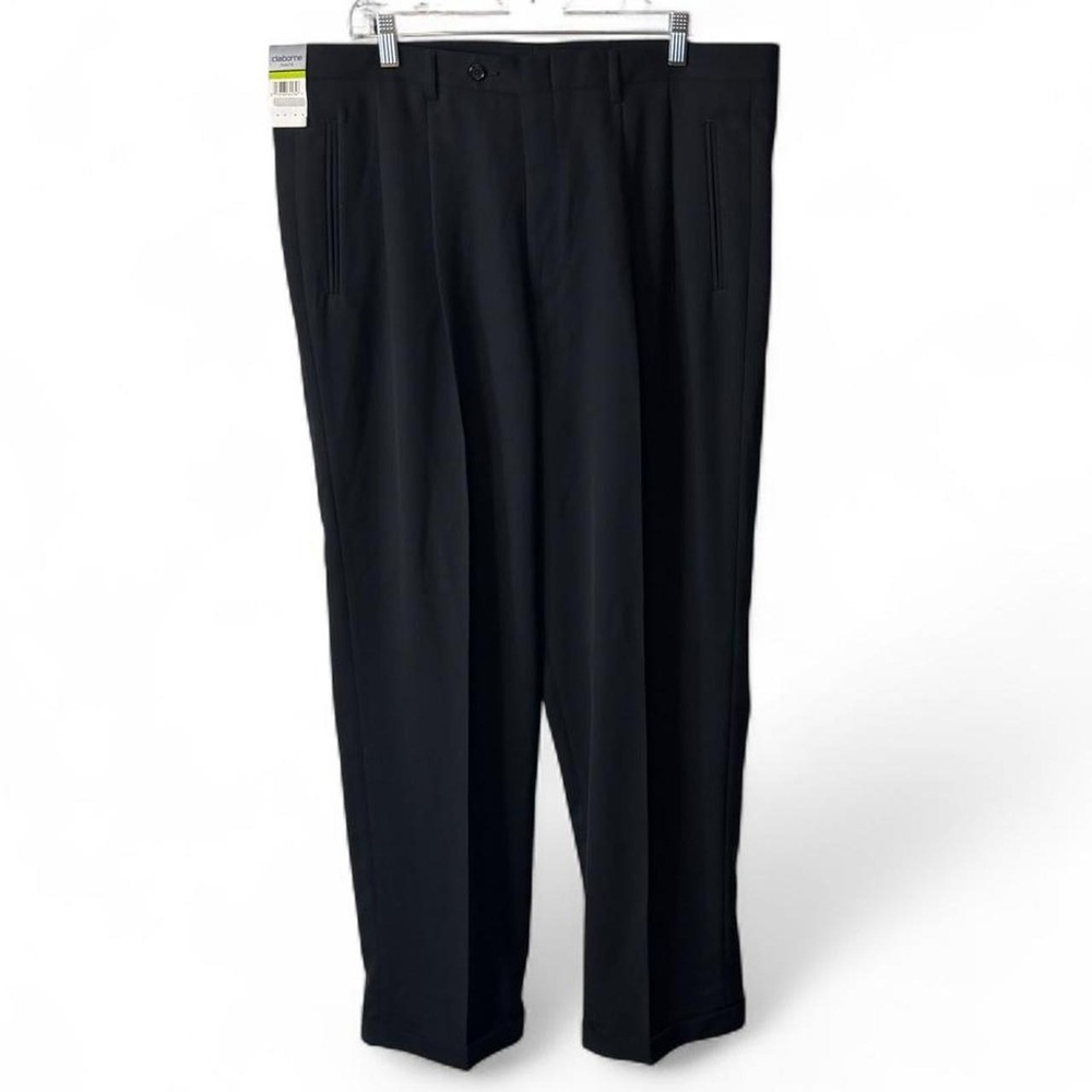 Vintage Y2K Deadstock Claiborne Black Dress Pants, Men's Size 40X32